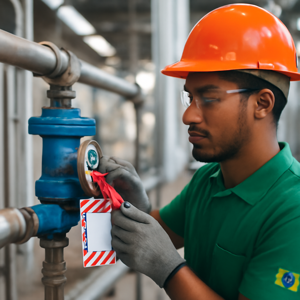 LOTO em pneumática para iniciantes: como escolher o bloqueio certo e evitar energia residual na manutenção